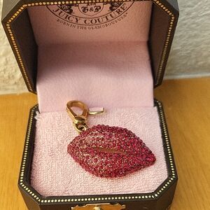 Juicy Couture Pink Lip Charm